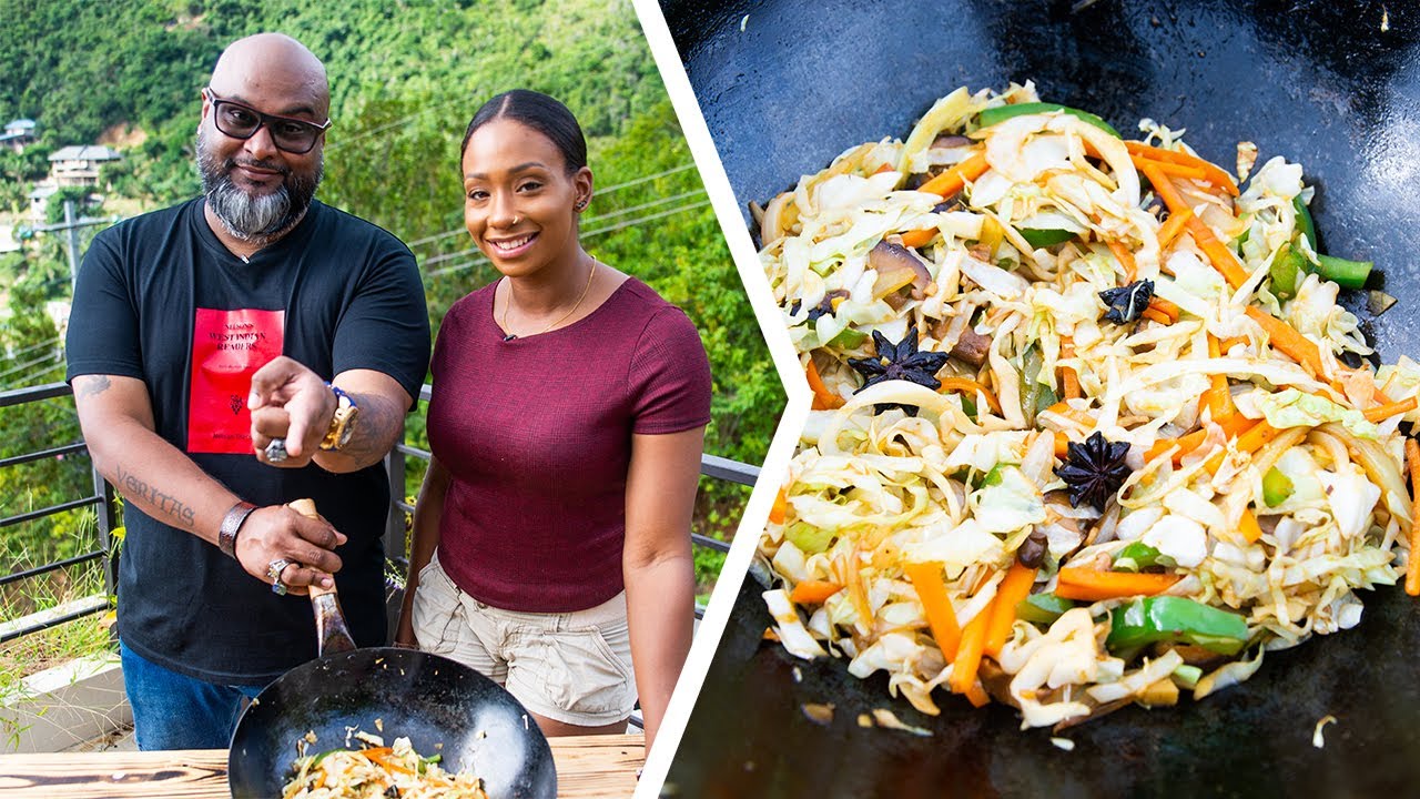 How To Make Trini Chow Mein/Stir Fry Vegetables | Foodie Nation x Dev ...