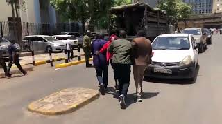 KENYA POLICE ARRESTED MAN PROTEST OUTSIDE TREASURY BUILDING | #breakingnews