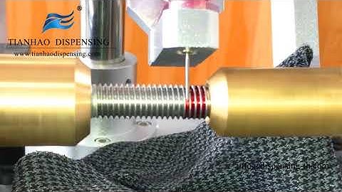 Full automatic high strength threadlocker adhesive coating machine