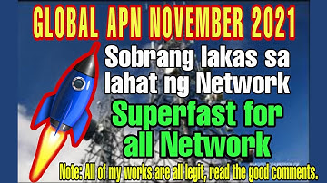 Global APN | All Network around the world | Fast and Stable APN | November 2021