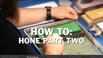 How to Hone a Straight Razor: Step 2 Honing