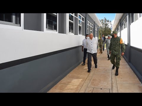 Inauguración de instalaciones de la Guardia Nacional, desde Cotija, Michoacán