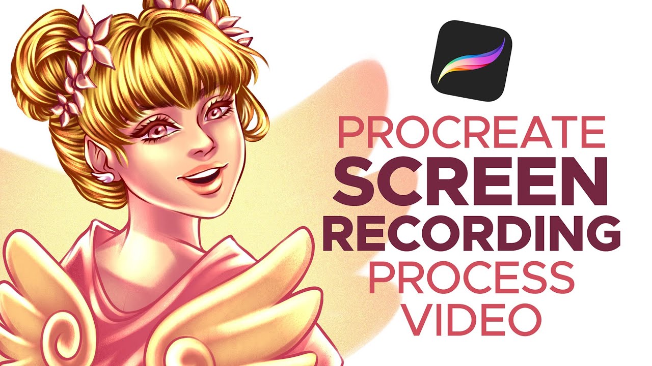 Pro Create Program Screen Procreate App SCREEN RECORDING ART - YouTube