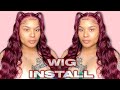 Come to my hair appointment with me 💇‍♀️  99J body wave 13x4 wig install | royal impression hair