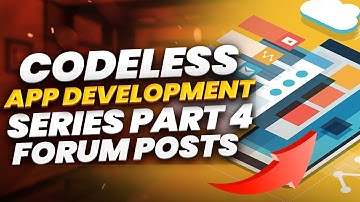 How To Make A Social Or Sharing App For Free - Creating Forum Posts