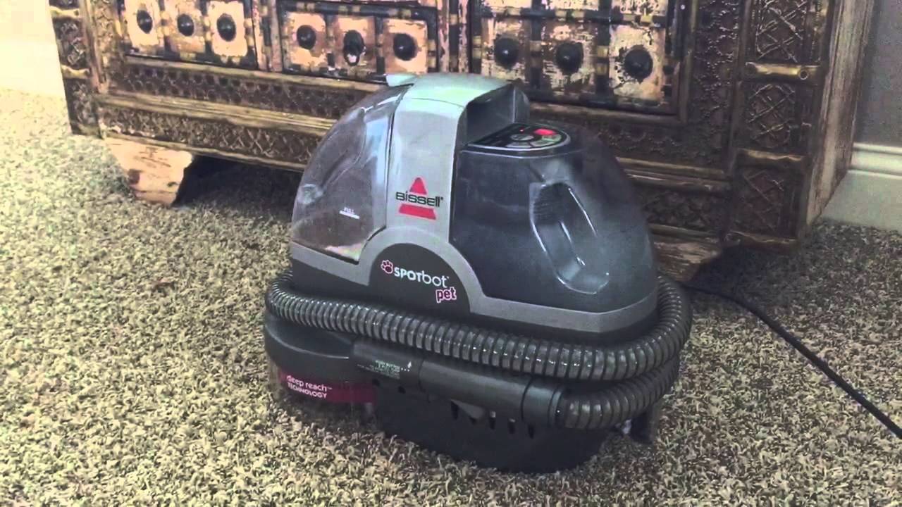 The Bissell Spotbot in Action YouTube