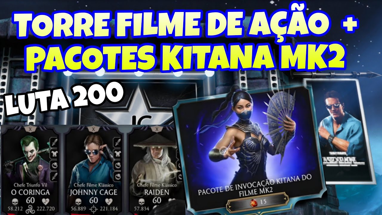 Finalizando a Torre Filme de Ação e Comprando os Novos Pacotes da Kitana MK 2