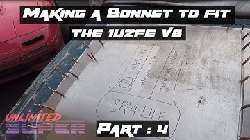Making a Bonnet Scoop for Kermit V8 RX7 FC - Part 4 // Unlimited Super