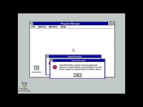 Windows 3.1 error sound