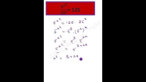 Exponential problem|AlphaNumericTricks #shorts  #mathtricks #trending