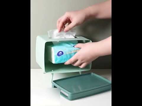 حامل مناديل و موبايل 2 في 1