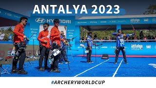 China v India – recurve men team gold | Antalya 2023 World Cup S1 screenshot 4