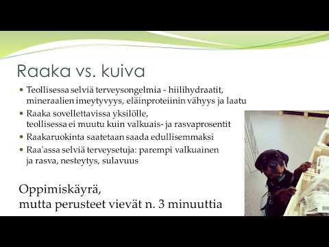 Video: DHA-ravintolisät Vanhemmille Koirille, Pennuille Ja Syöpähoidolle