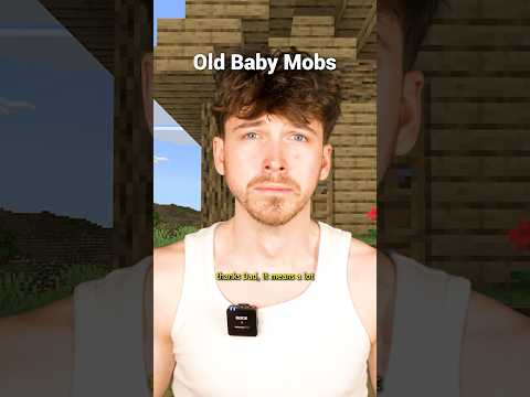 Minecraft Sending Old Baby Mobs Away Forever🤣