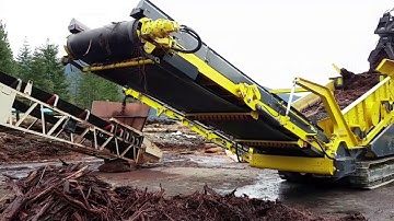 Keestrack K6 Screening Wood Debris and Sawmill Residual