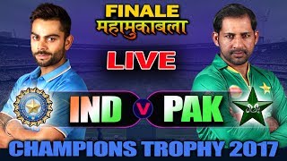 LIVE: INDIA Vs PAKISTAN Live Scores & Commentary | ICC Champions Trophy 2017 I Finale match