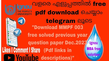 mmpf 003 dec.2023 free solved previous year question paper pdf links in descriptions