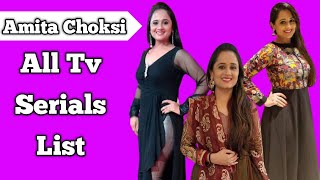 Amita Choksi All Tv Serials List || Indian Television Actress || Baalveer