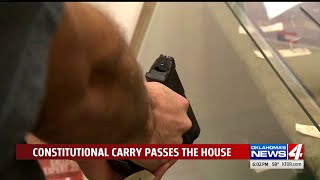Permitless carry bill passes Oklahoma House