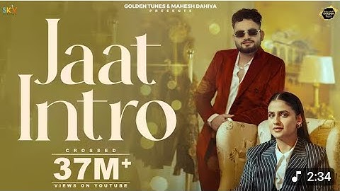Jat intro (official video) Ajay Bhagta| Manisha Sharma| Pranjal Dahiya| Sky| Haryanvi Song 2025|
