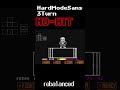 〔NO-HIT〕HardModeSans Turn3 #undertale #undertaleau #sans #game #アンダーテール #nohit #fangame #fdy