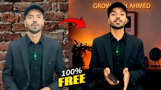 Change Video Background in 1 Click On Mobile 🔥 (Free Method)