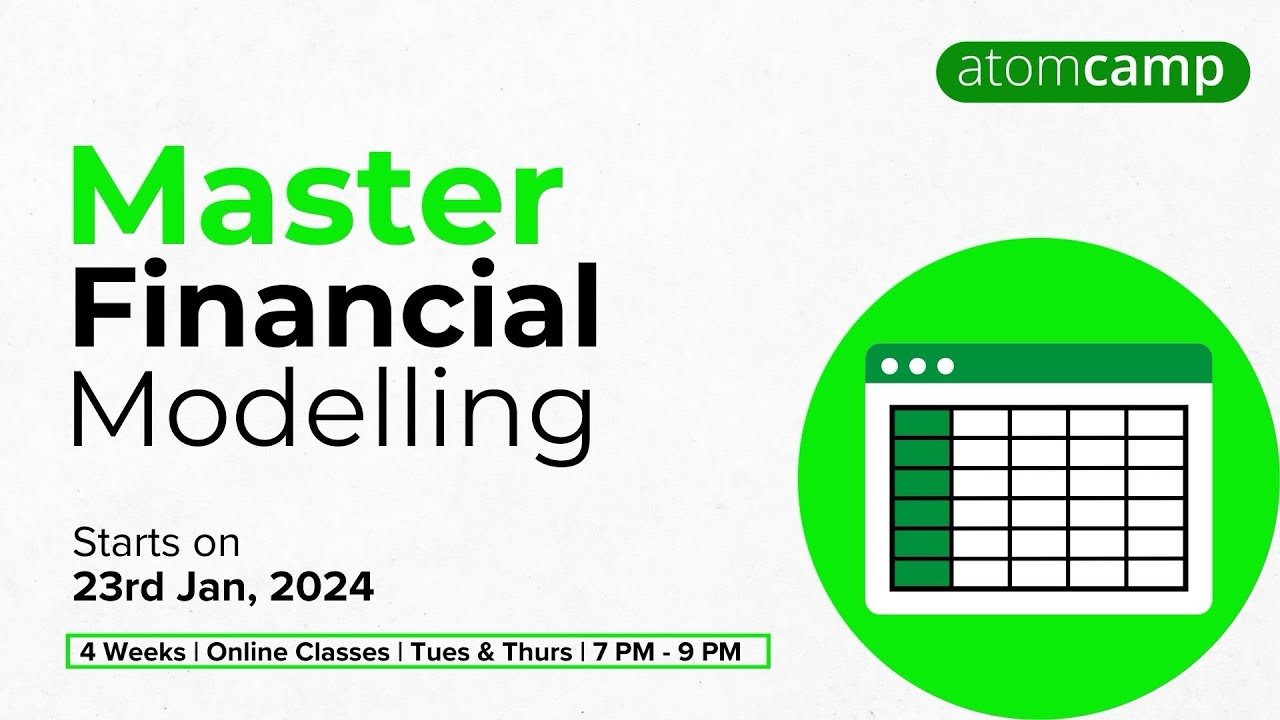 Master Financial Modelling | 4 weeks online course | starts 23rd Jan ...