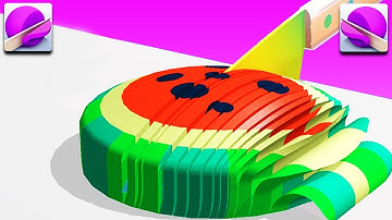 ASMR Slicing #2 | New Game Update Max Levels Walkthrough GamePlay IOS, Android, Mobile Game