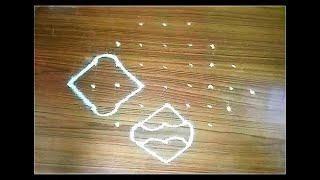 Daily Rangoli (9x1 Dots) | Ep.23 #Kolam #tamilnadu #tamil #daily #Friday #tamilkolam #rangolitamil screenshot 5