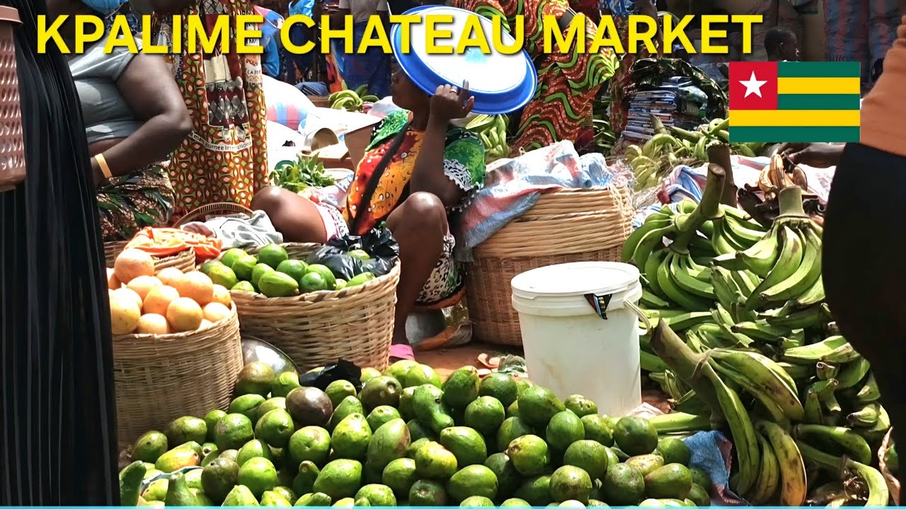 Village market day in Kpalime Togo west Africa 🇹🇬 #Togo Vlog 