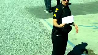 panama city flordia police officer attempting to steel got caught
