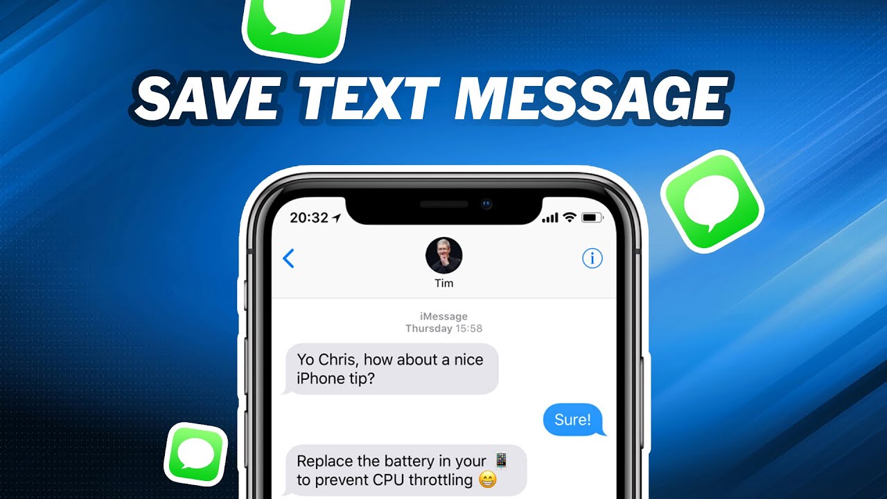 Iphone SMS. Iphone message.