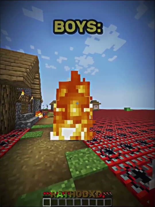 GIRLS vs BOYS 💝💀 | P2 | #minecraft