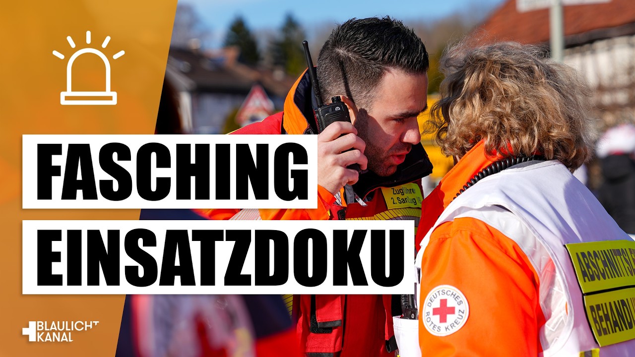 Großeinsatz beim Faschingsumzug: So sichern 100 Rettungskräfte 15.000 Menschen | 4K Doku