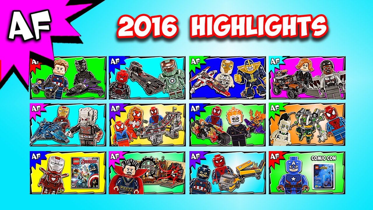 All Lego SuperHeroes Marvel  2016 Sets - Highlights!
