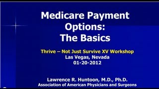 Physician Medicare Payment Options - The Basics and How to Opt Out Profile
