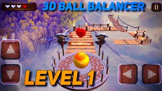 3D Ball Balancer Level 1 | 3D Ball Balancer Adventure in Space screenshot 3
