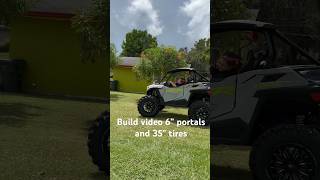 Build update on the rzr 900 trail