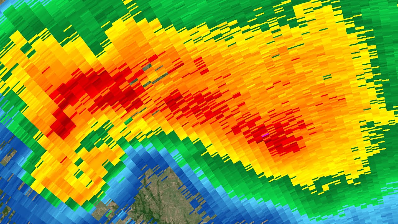 2024 TDWR Celina, Texas Supercell Radar Loop - YouTube