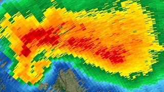 2024 TDWR Celina, Texas Supercell Radar Loop