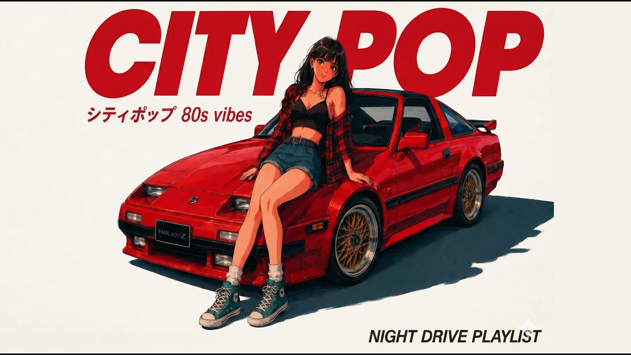 稀少★SKYLINE ドライヴ・ミュージックCD レア レトロ VHS DRIVE '83 ｜ドライブ 音楽｜Synthwave, Chillwave & Retrowave