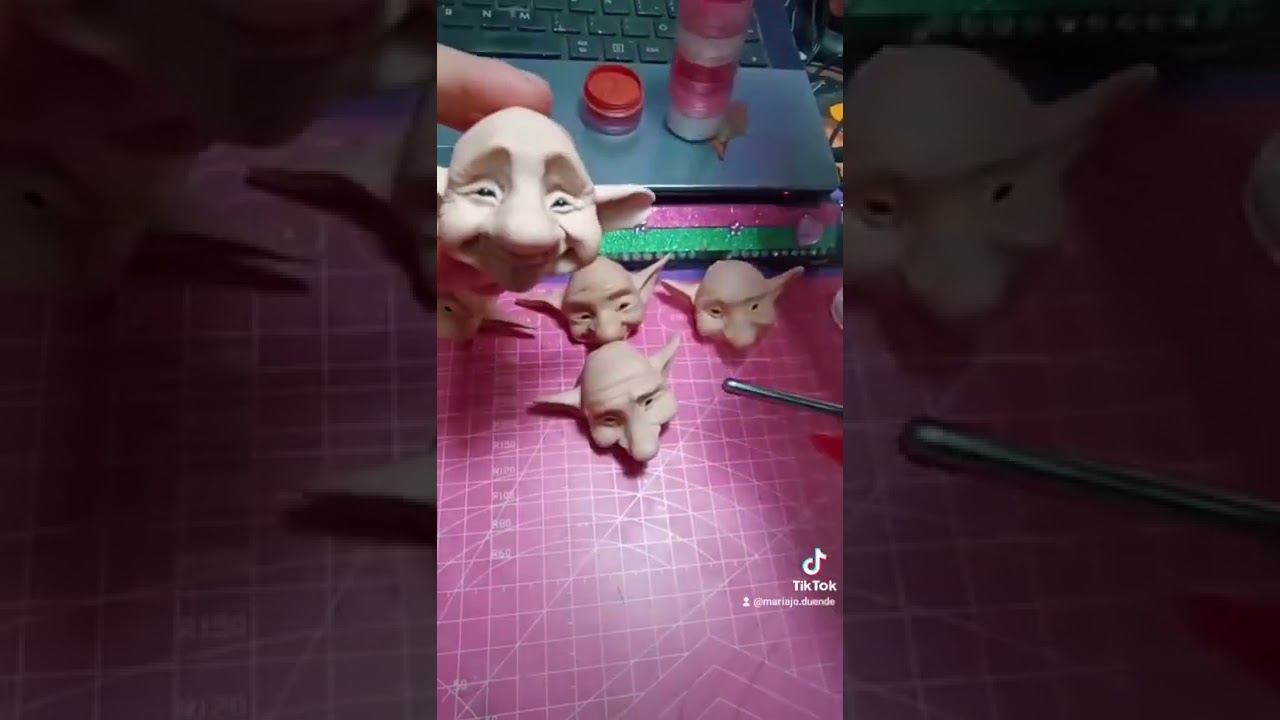 carita de duende facil en porcelana fría/ tiktok