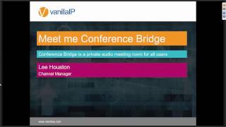 Meet Me Conference Bridge Webinar