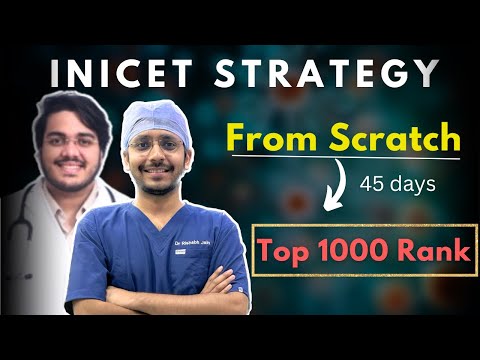 45 days strategy for INICET exam - COMPLETE ROADMAP from SCRATCH! @DrAmanTilak