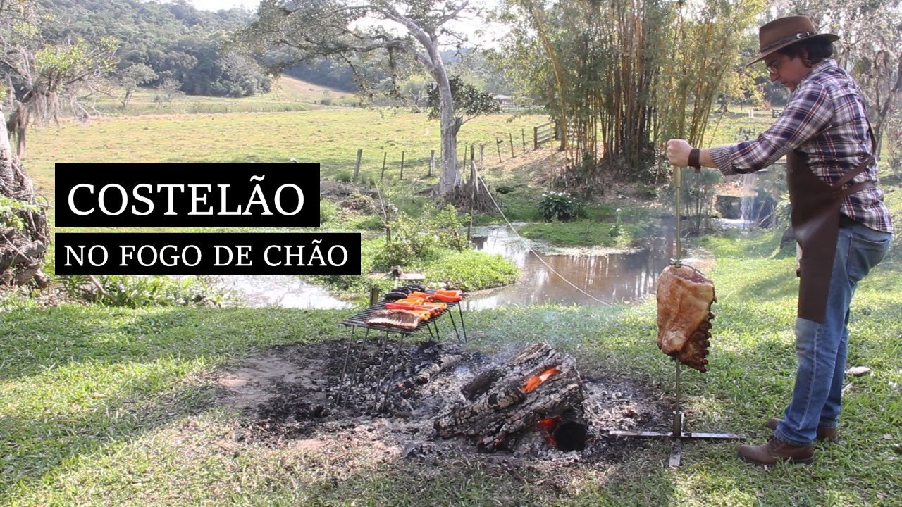 COSTELÃO NO FOGO DE CHÃO | RIBS ON THE GROUND FIRE