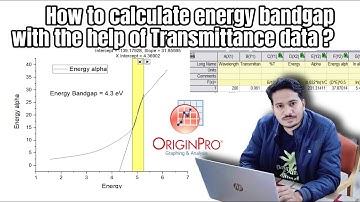 How to calculate energy bandgap with the help of transmittance data with Origin Lab ? Kiran Thakur