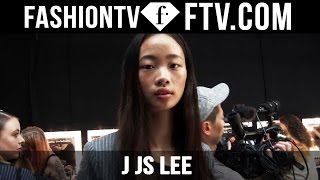 Hairstyle at J JS Lee Spring 2016 London Fashion Week | LFW | FTV.com screenshot 3