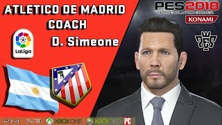 D. Simeone Atlético De Madrid Coach