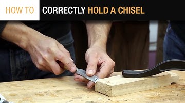How To Correctly Hold A Chisel When Paring