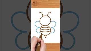 Draw a bee 8 to Bee